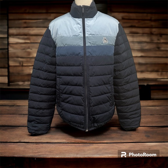 Lightweight color block puffer jacket - Picture 1 of 9